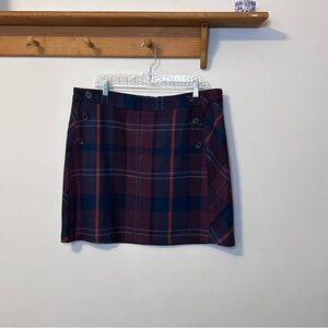 Woolrich Plaid Mini Skirt Size 16